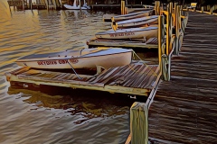 Manteo Morning on the Boardwalk