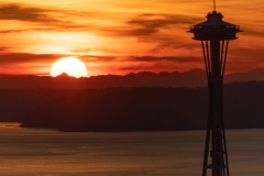 Space Needle Sunset